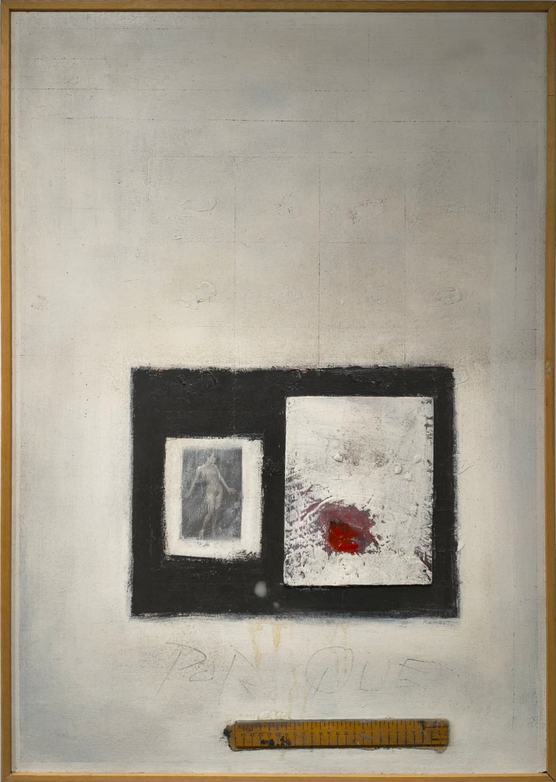 Daydream, 1999, acrylic on canvas, object found