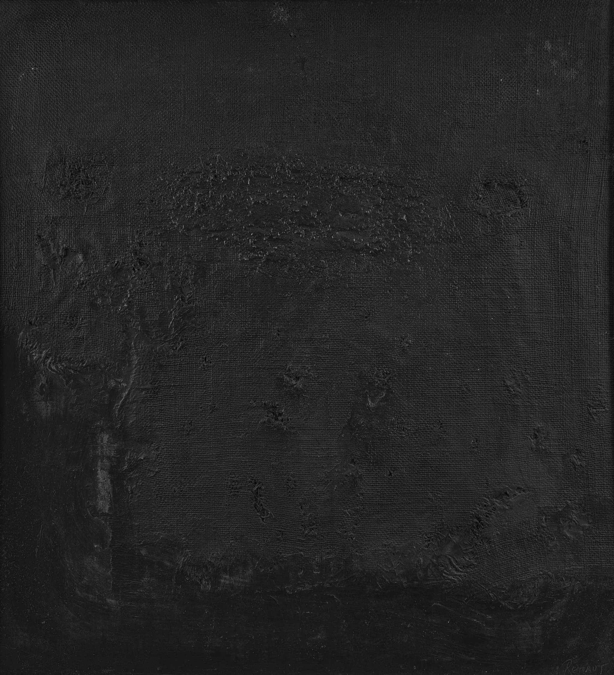 Untitled I (1987) — Acrílico em técnica mista sobre tela do artista belga Roger Remaut