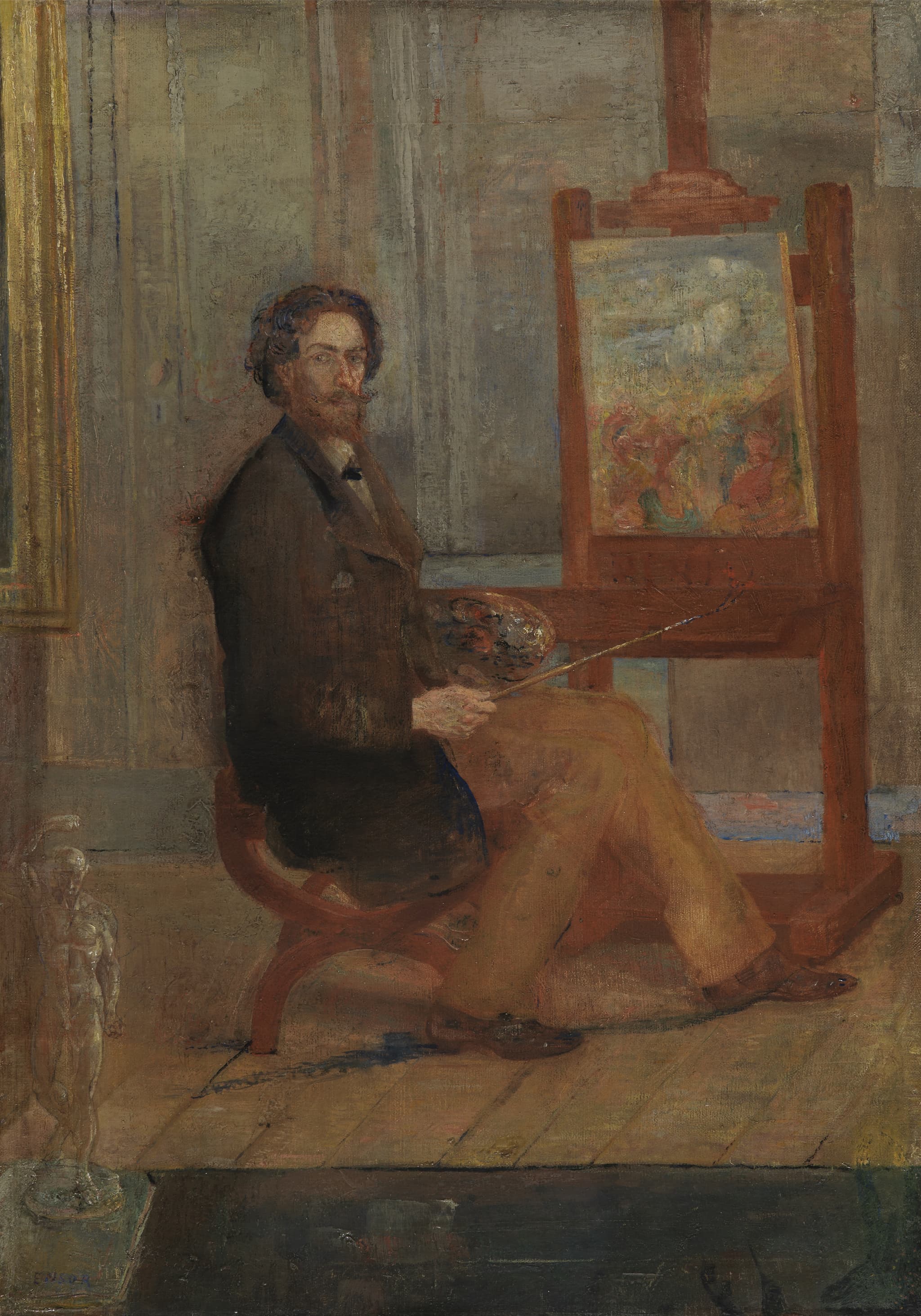 James Ensor — Ostend master alongside whom Roger Remaut exhibited at Artists from the Coast, Brussels, 1995