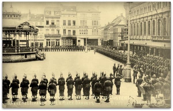 Ostende ocupada pelos nazis, 1942-1945 — cidade onde nasceu Roger Remaut