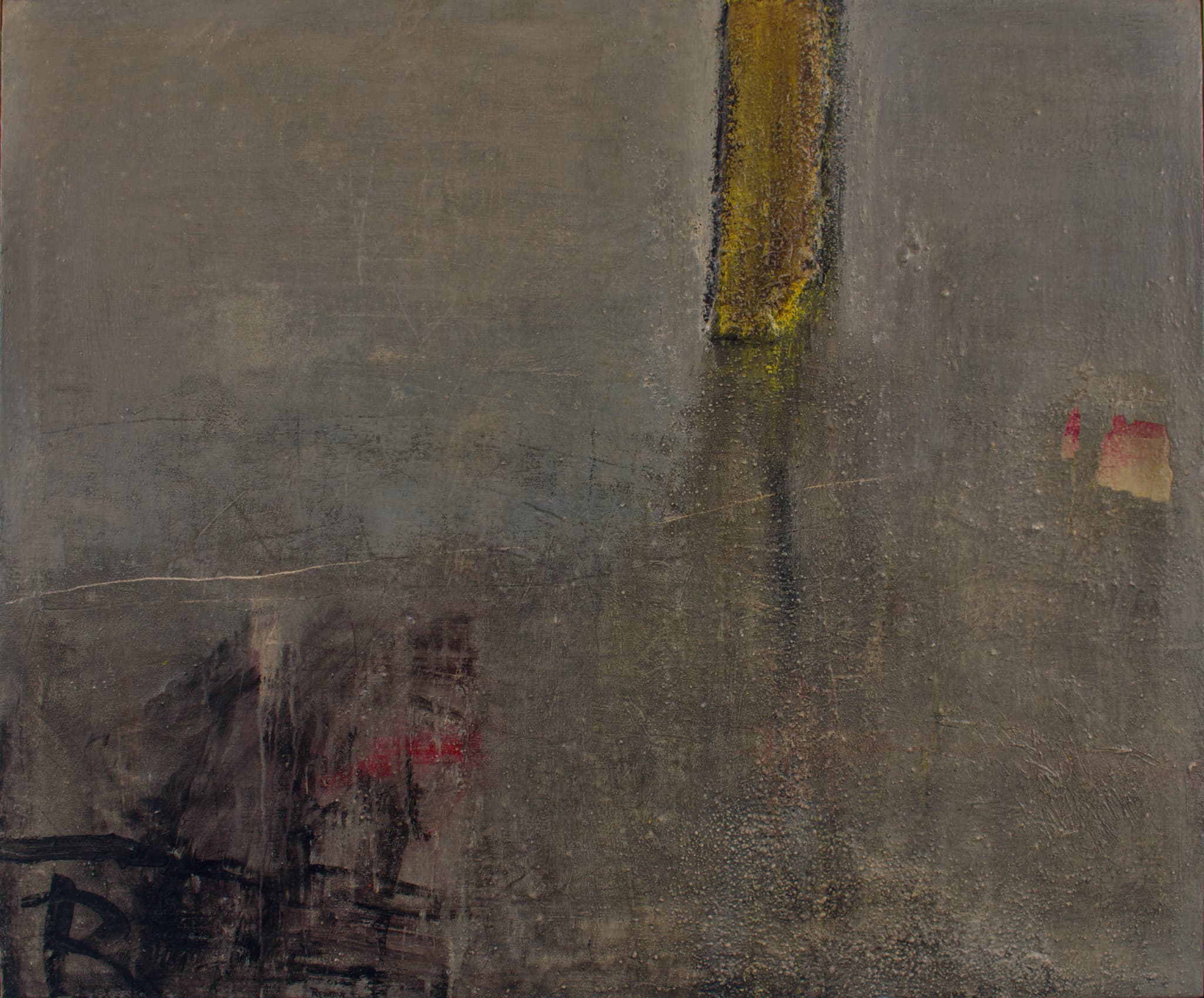 Untitled (1992) — Acrílico em técnica mista sobre tela do artista belga Roger Remaut