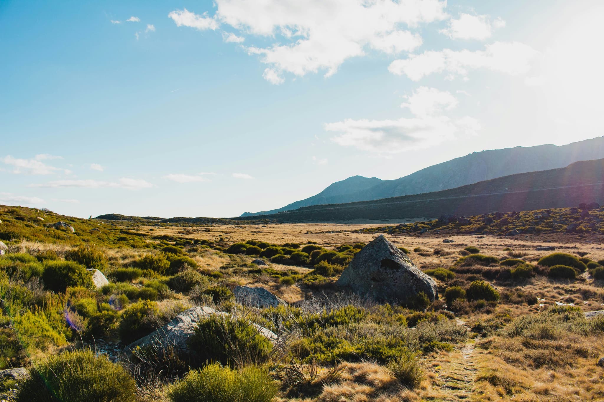 View of the Serra da Estrela, the mountain region in Portugal where Xochi Art Gallery is located, a contemporary art gallery in Manteigas