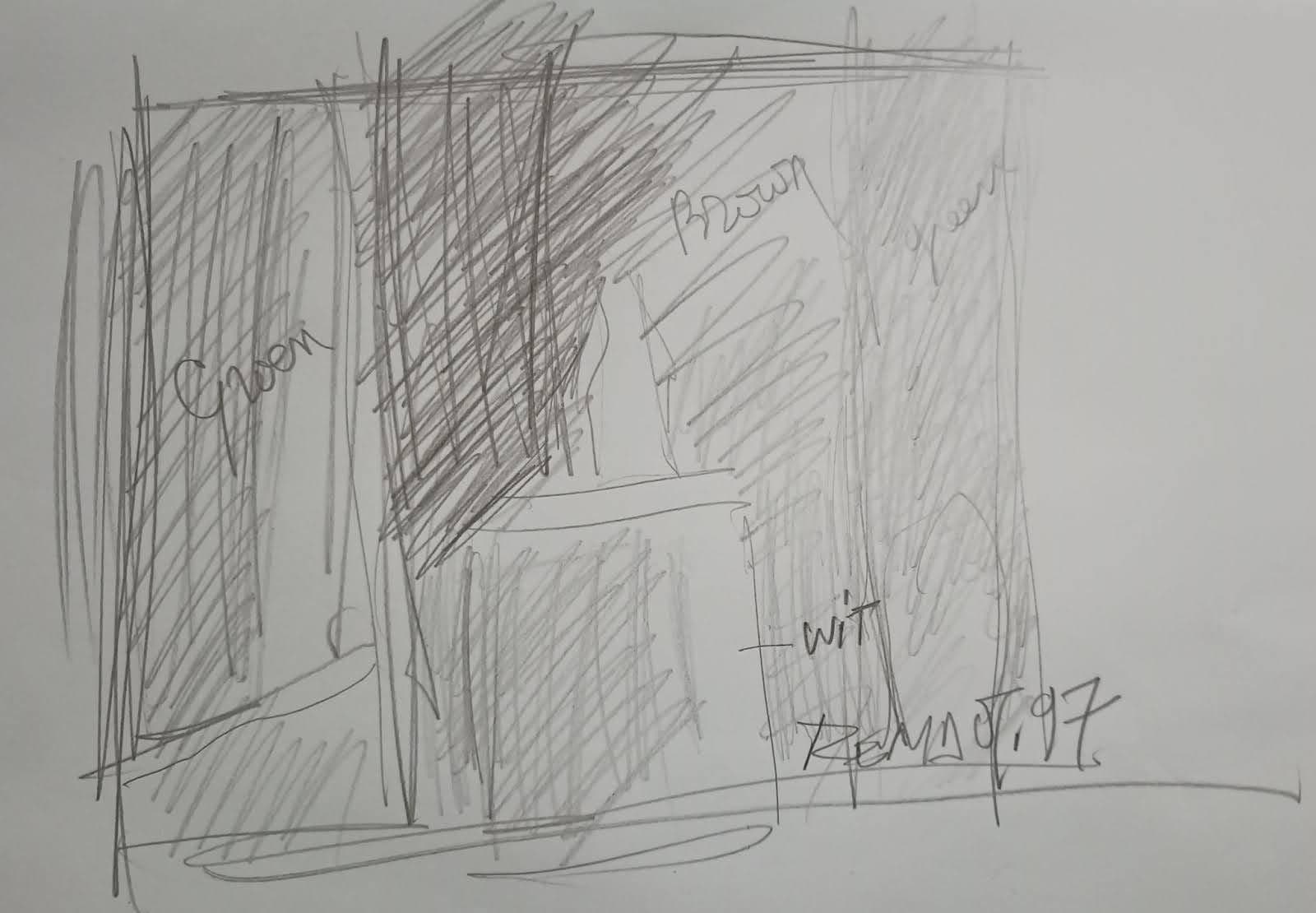 Sketch of Untitled by Roger Remaut