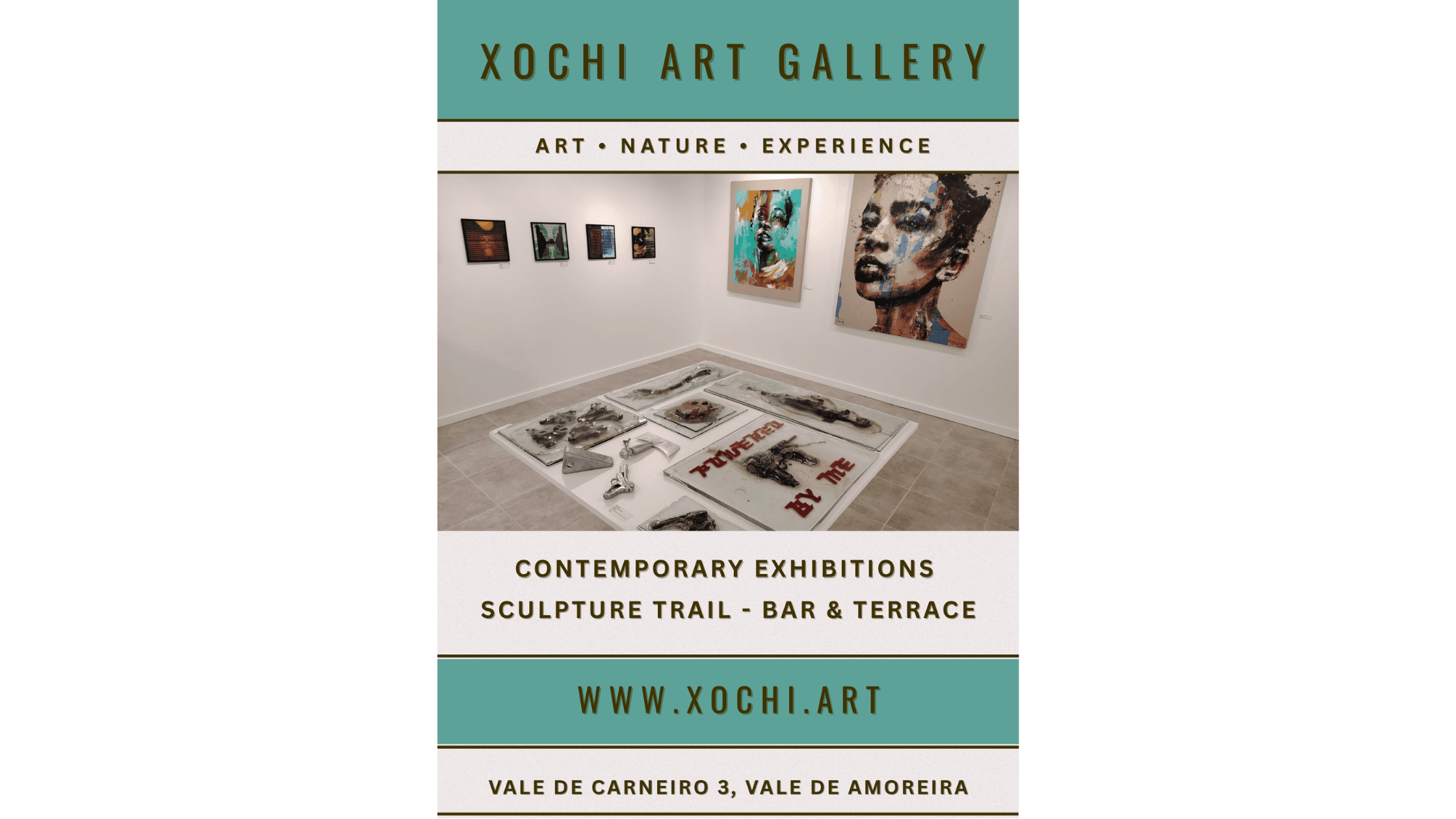 Xochi art Gallery Leaflet