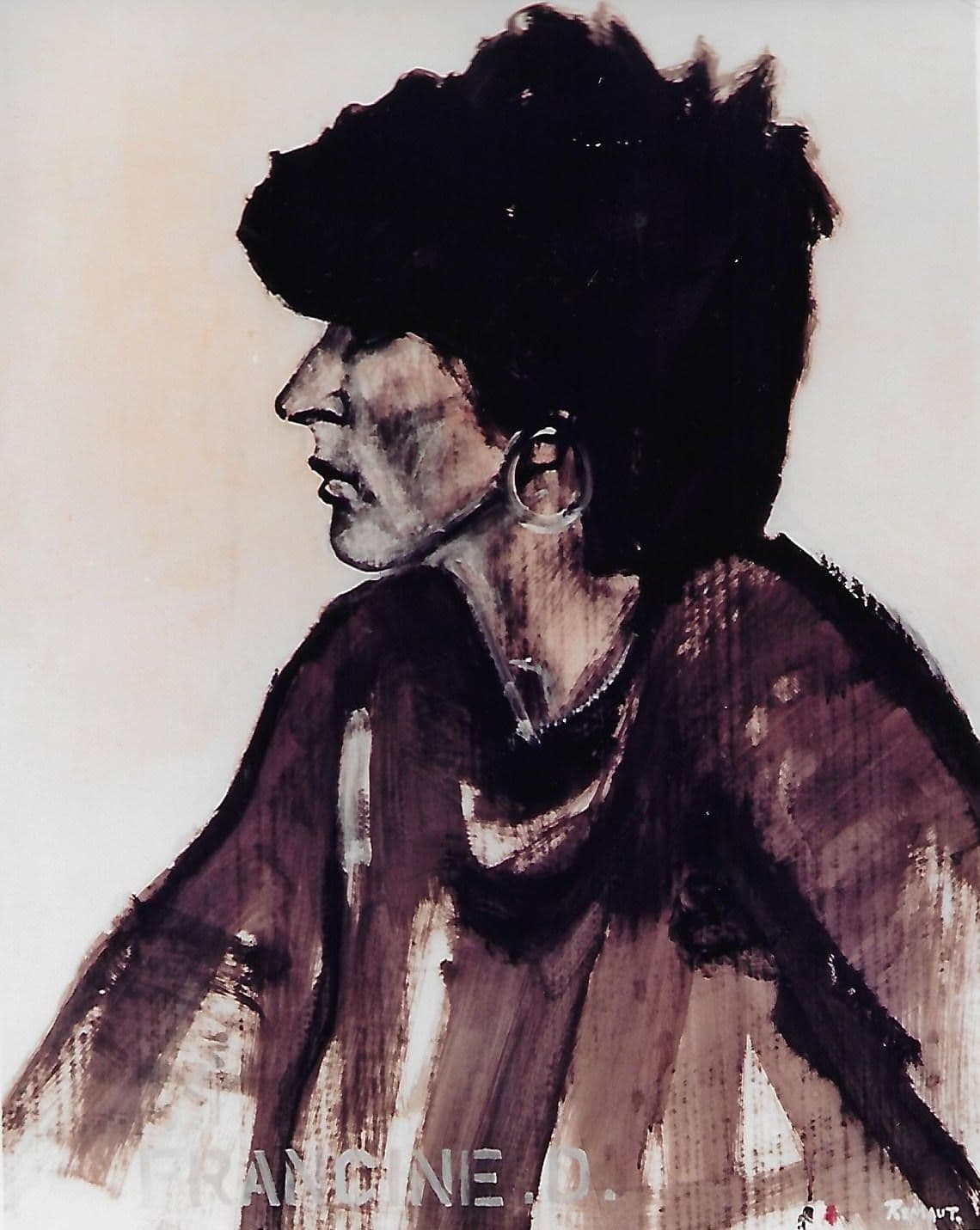 Portrait of Francine D. by Roger Remaut